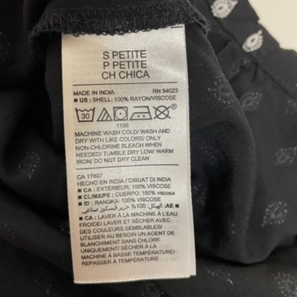 Old Navy Black with White Keyhole Racerback Sundress – S Petite - Picture 8 of 9